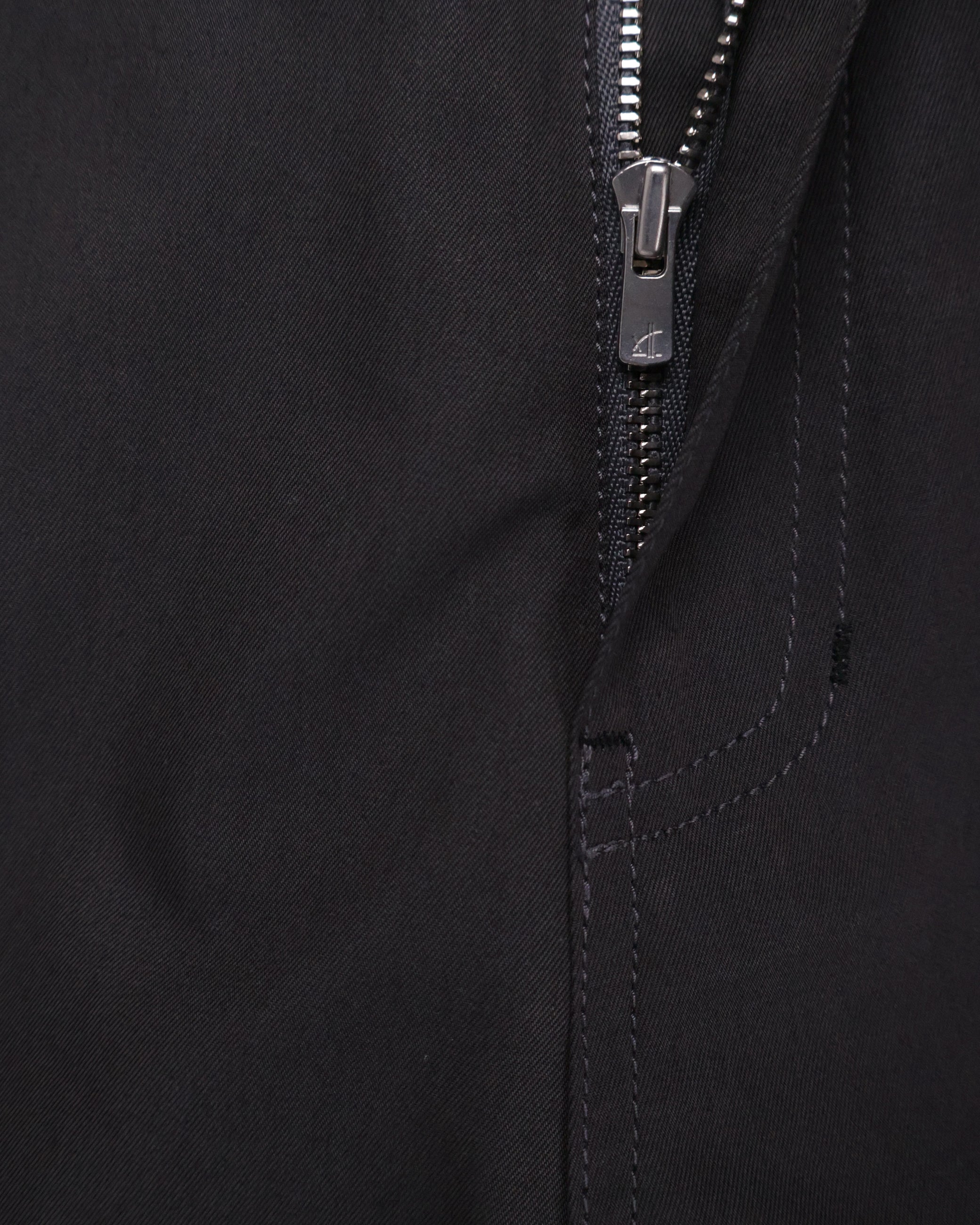 Leather Pocket Pants - Charcoal