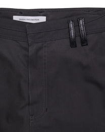 Leather Pocket Pants - Charcoal
