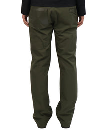 Leather Pocket Pants - Deep Olive