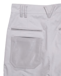 Leather Pocket Pants - Off White