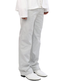 Leather Pocket Pants - Off White