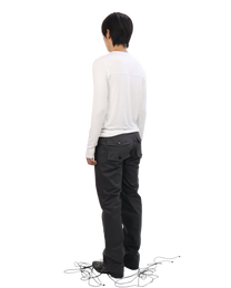 Back Pocket Pants - Charcoal