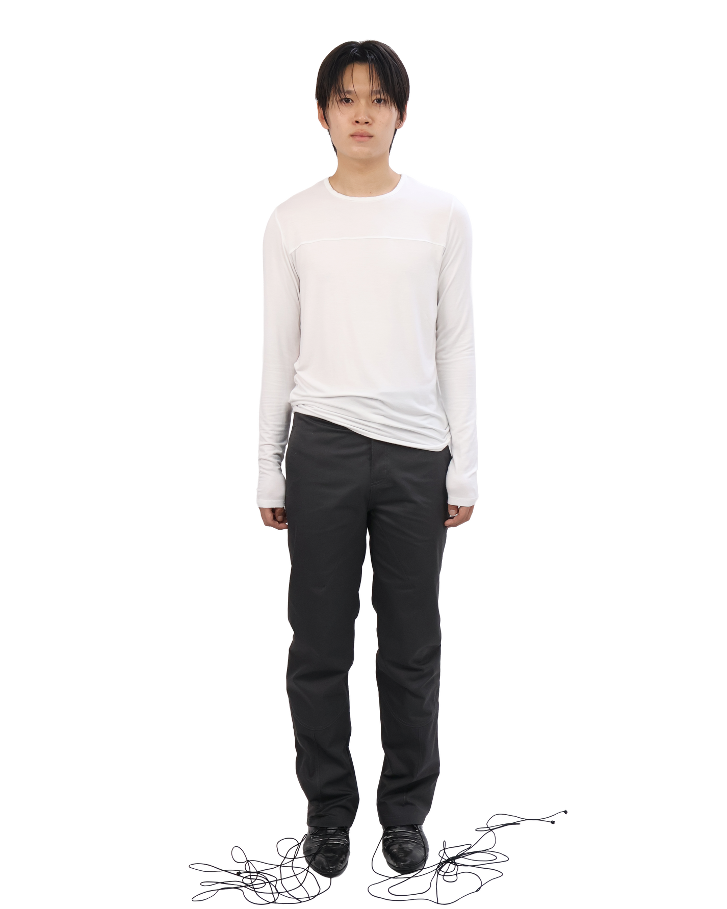 Back Pocket Pants - Charcoal