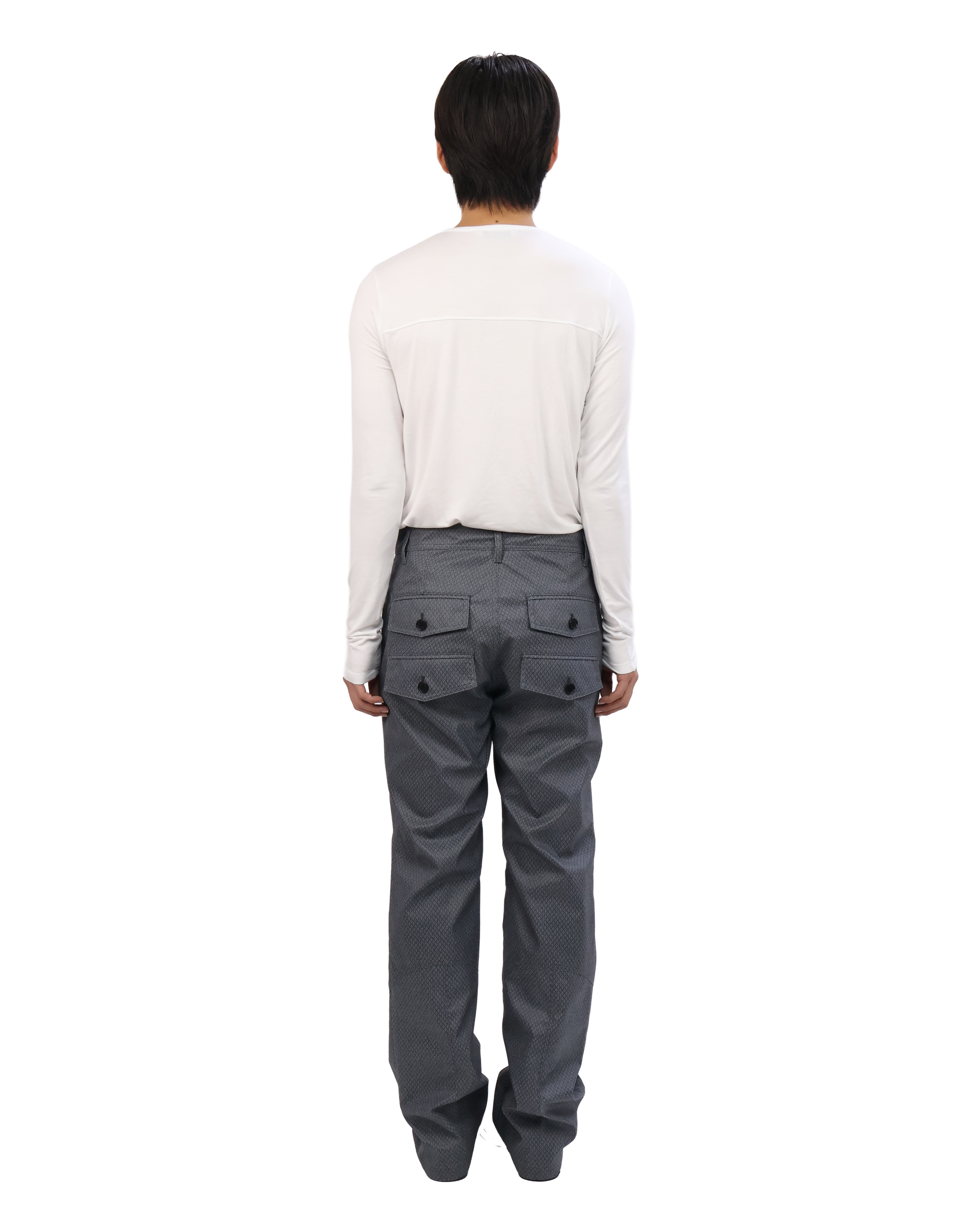 Back Pocket Pants - Shadow Grid