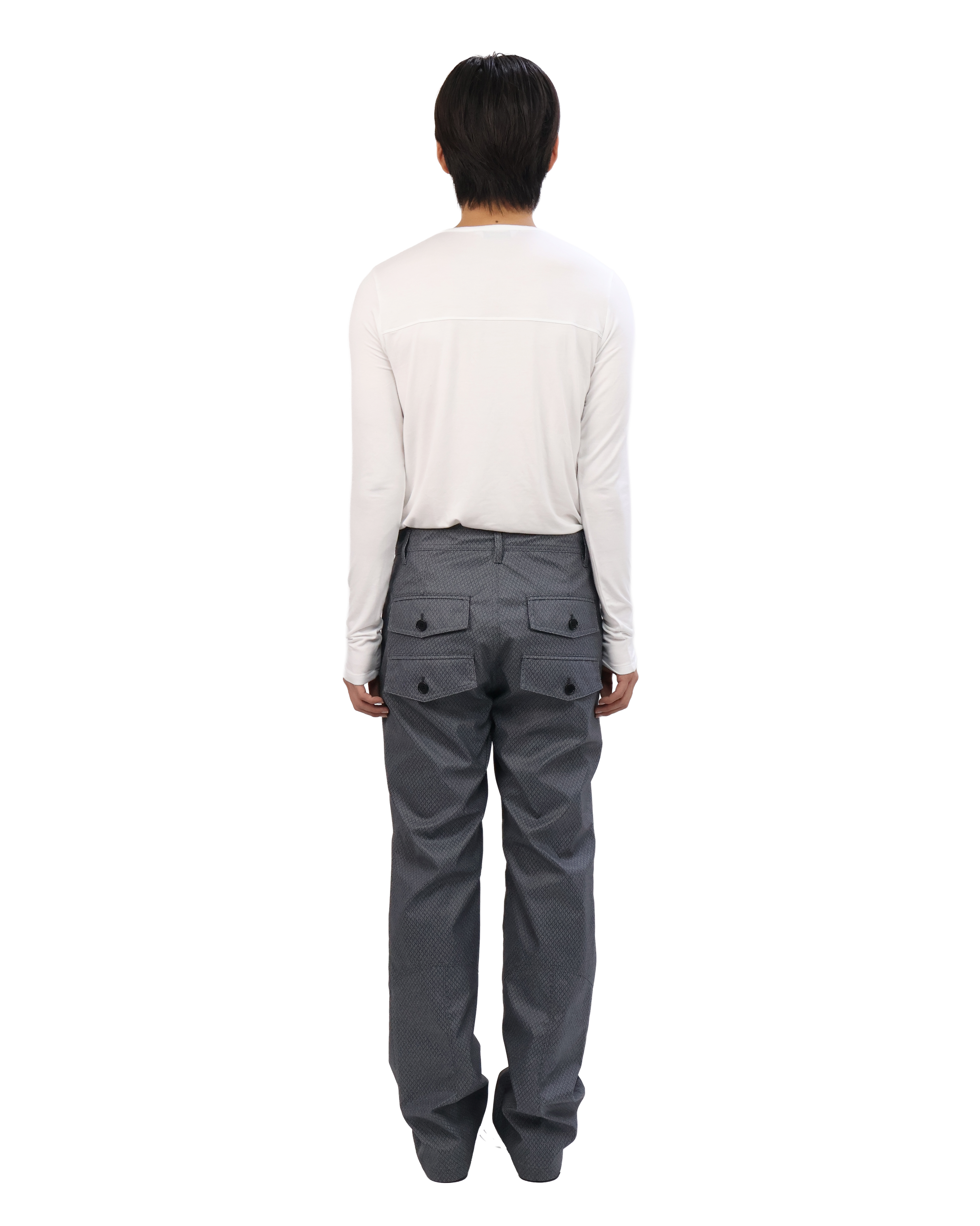 Back Pocket Pants - Shadow Grid
