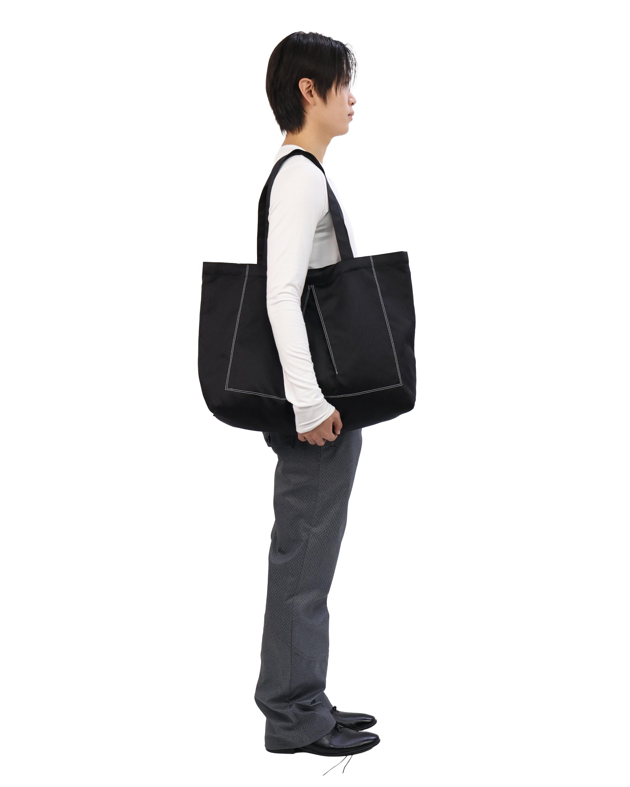 Back Pocket Pants - Shadow Grid