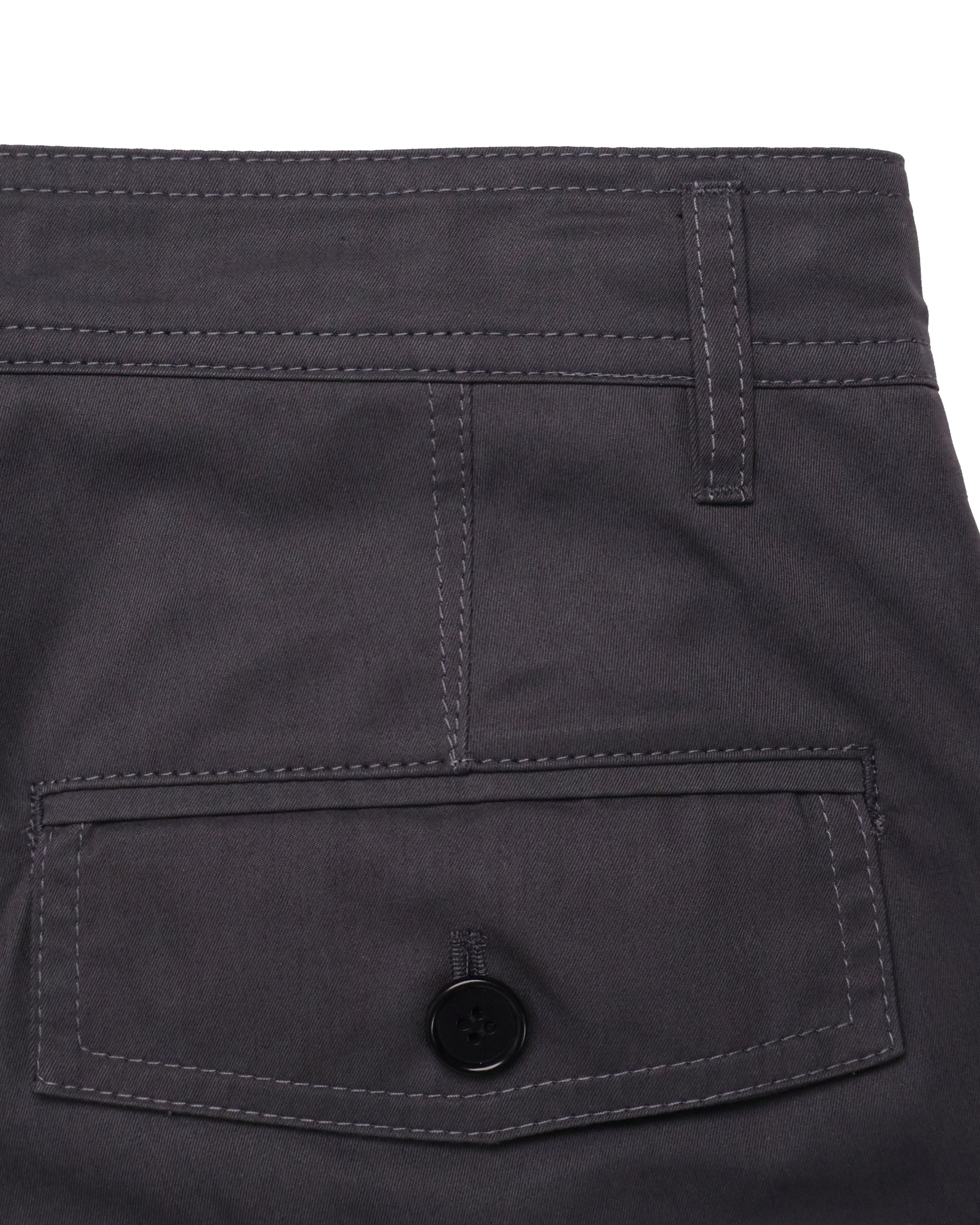 Back Pocket Pants - Charcoal