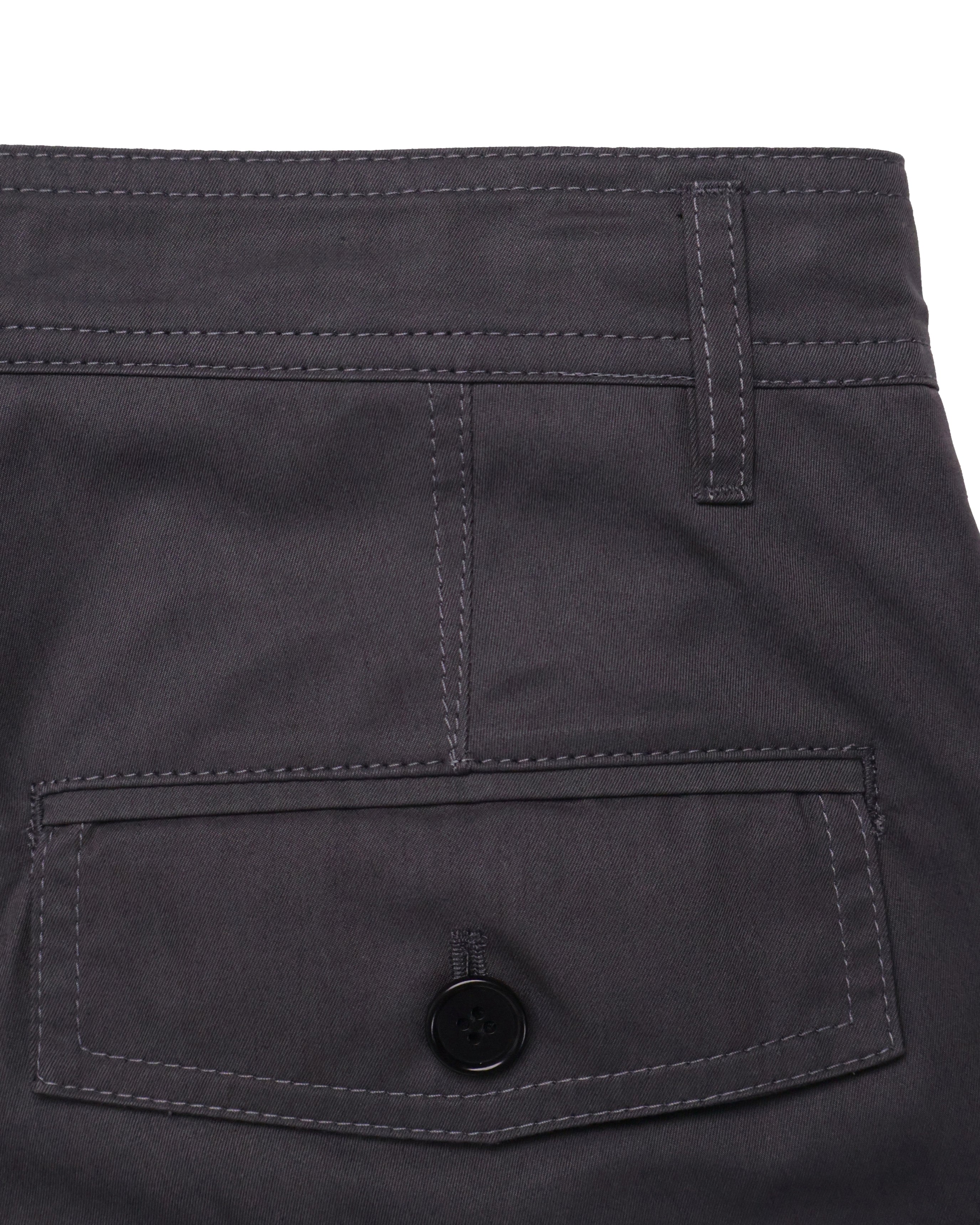 Back Pocket Pants - Charcoal