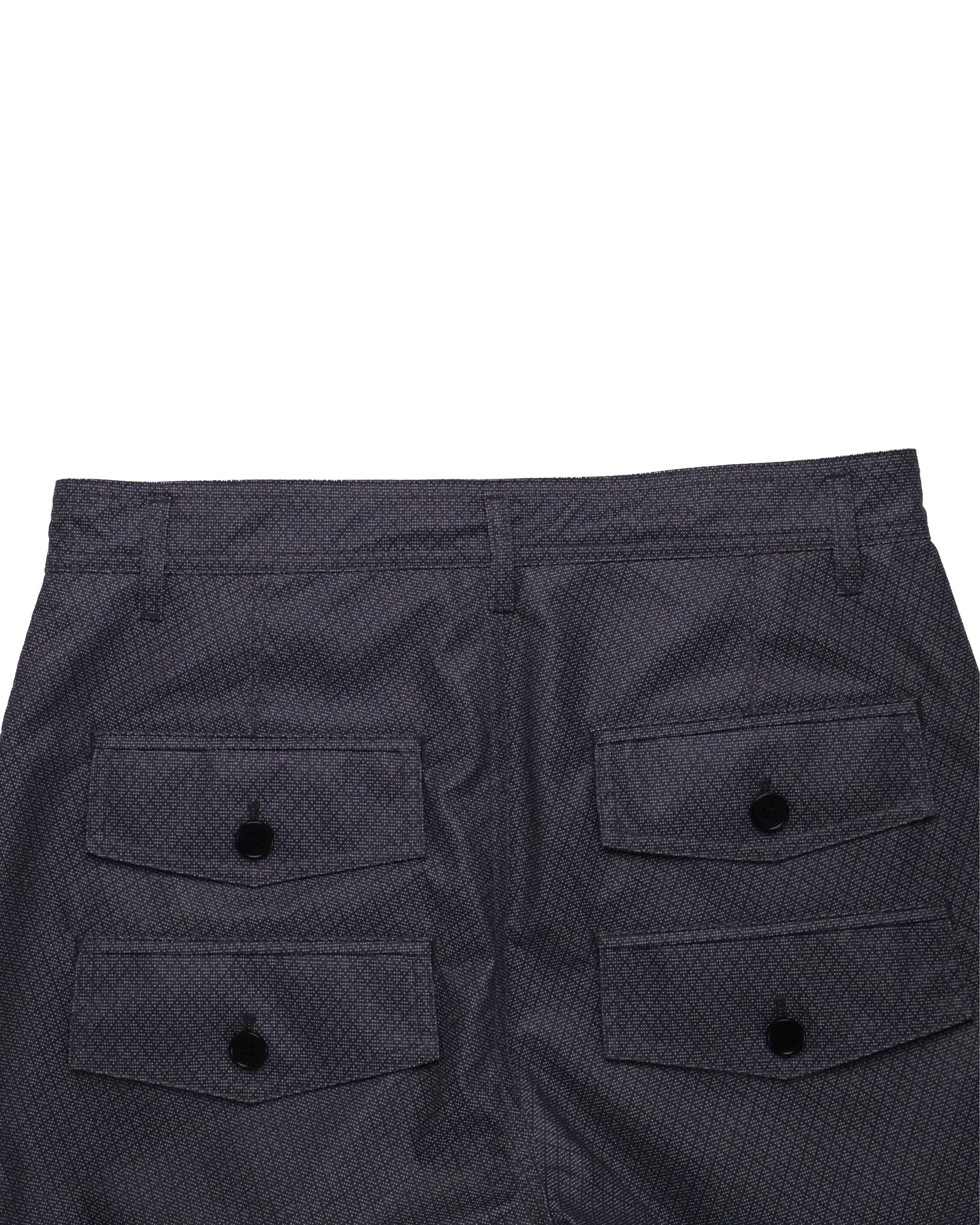 Back Pocket Pants - Shadow Grid