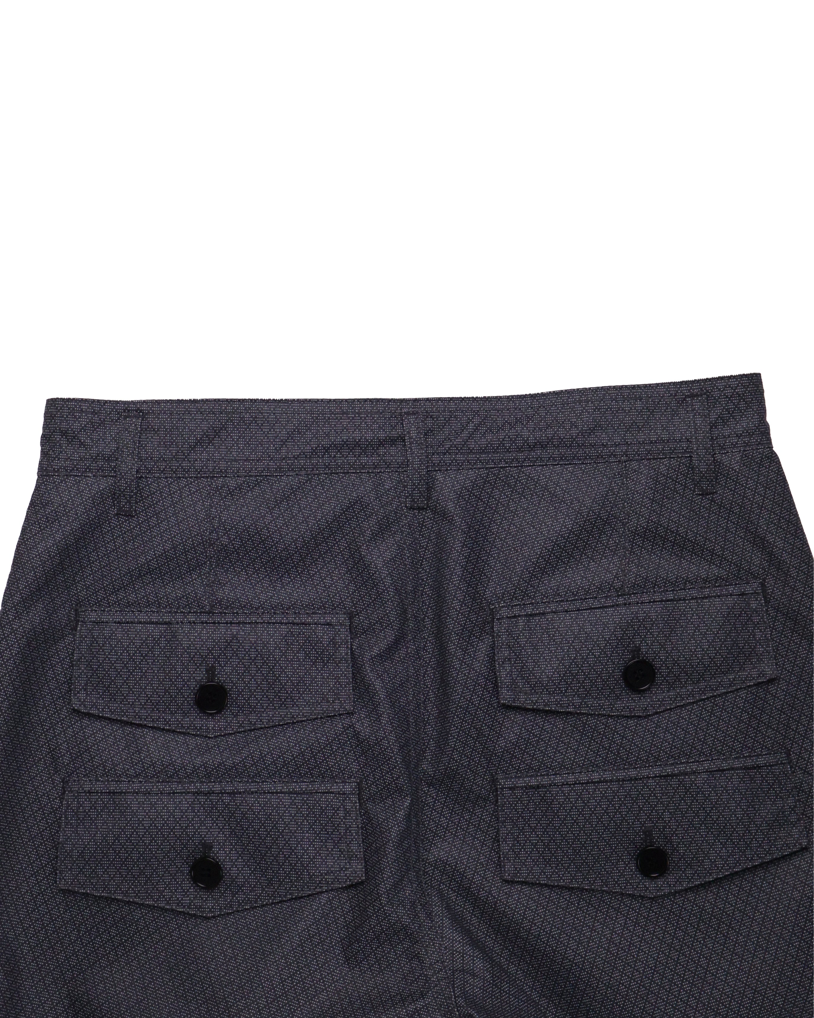 Back Pocket Pants - Shadow Grid