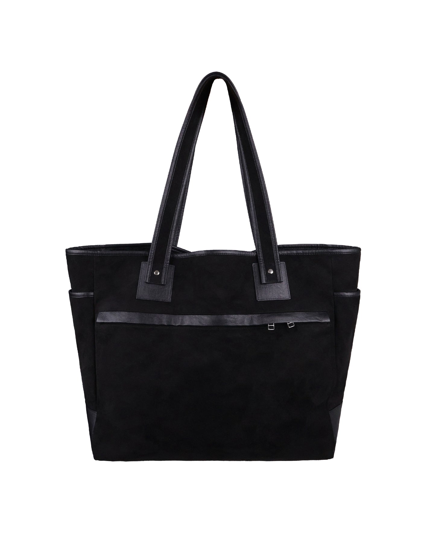 Suede Bag - Black &amp; Black
