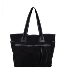 Suede Bag - Black