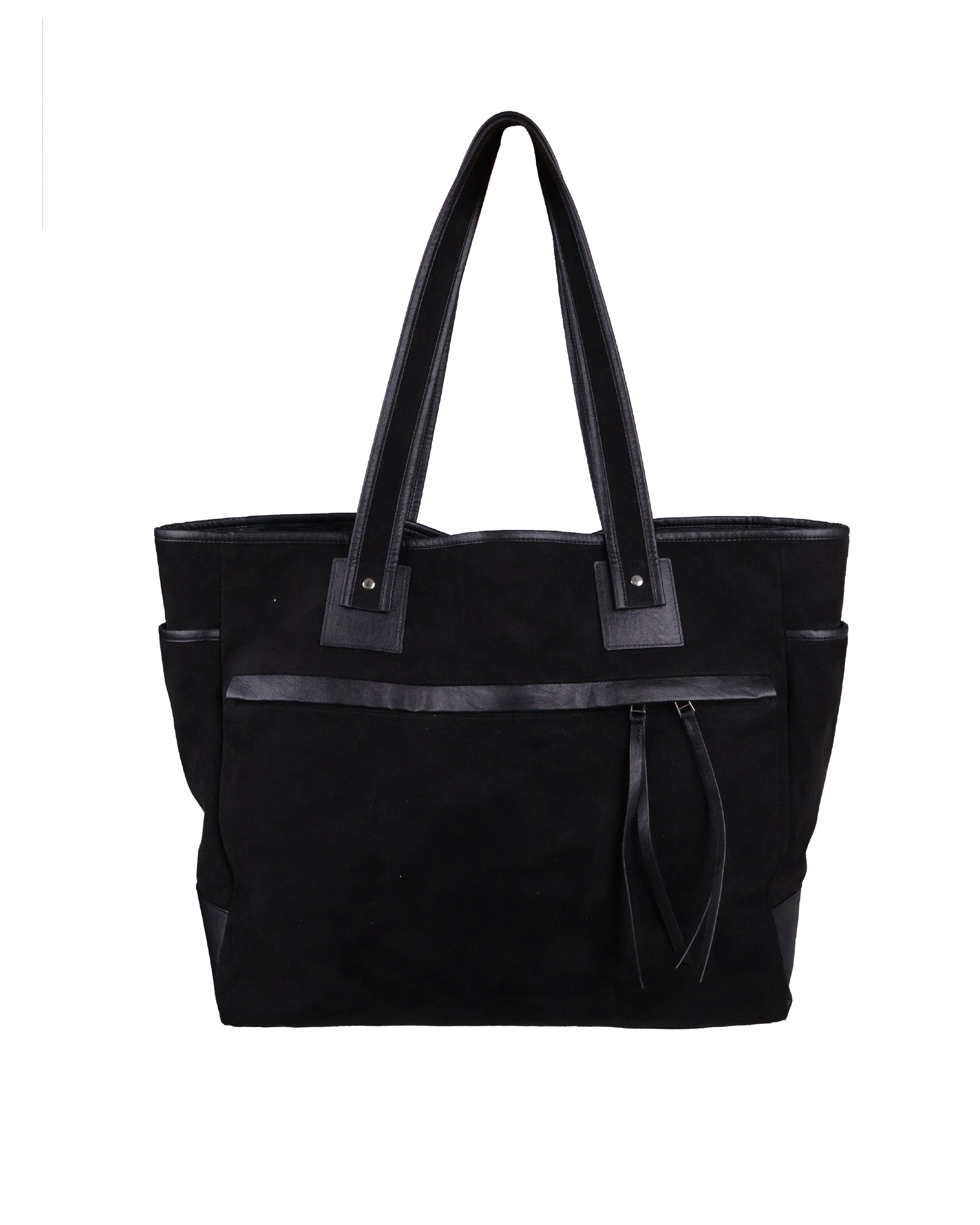 Suede Bag - Black