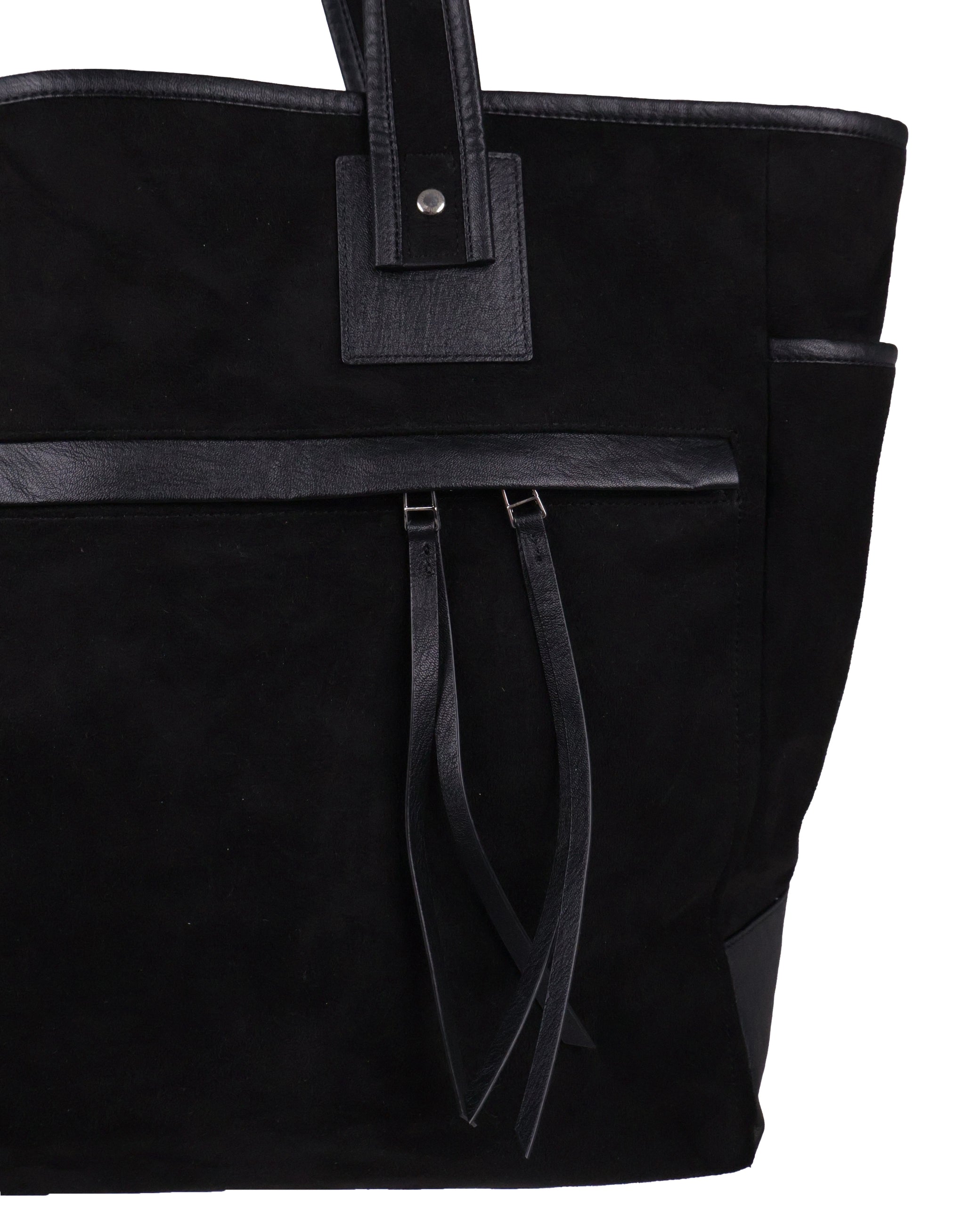 Suede Bag - Black