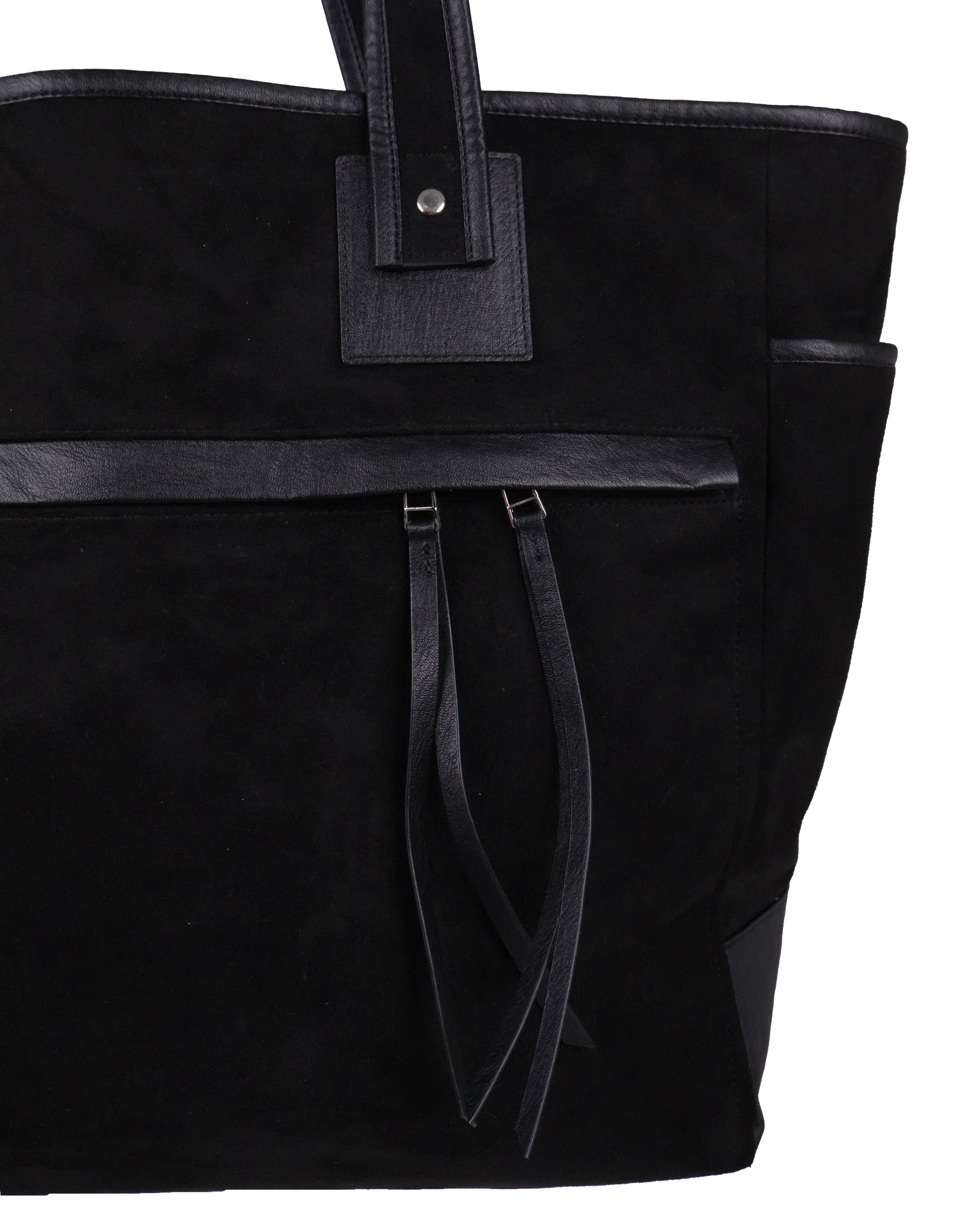 Suede Bag - Black