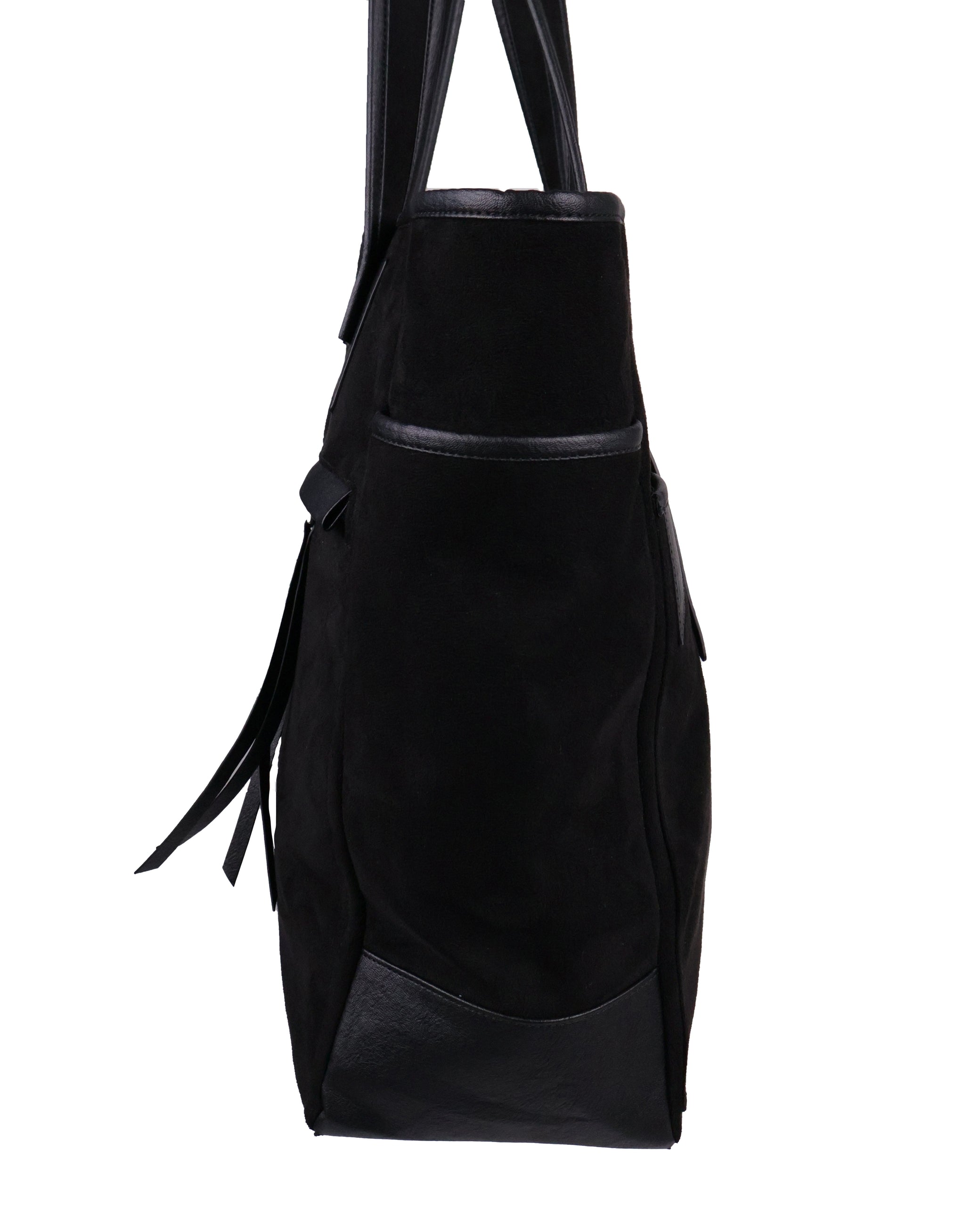 Suede Bag - Black