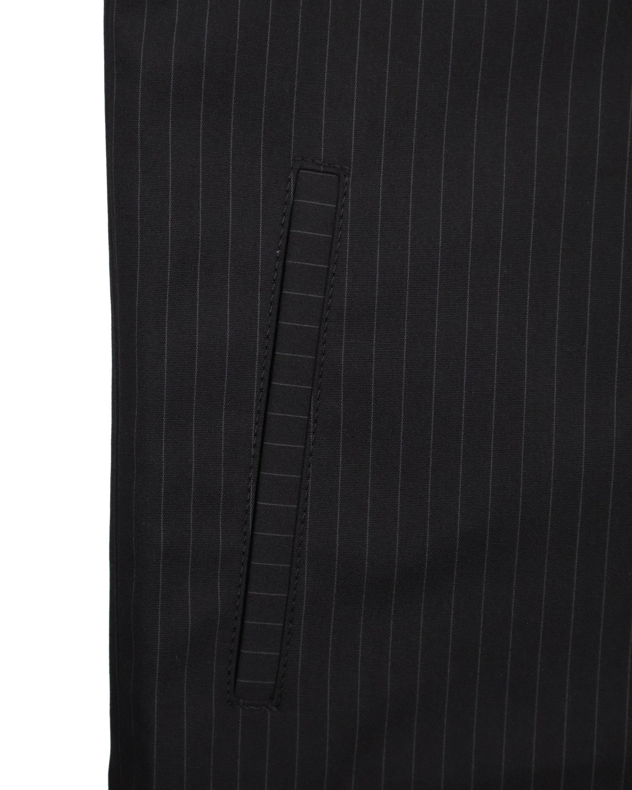 Striped Jacket - Black