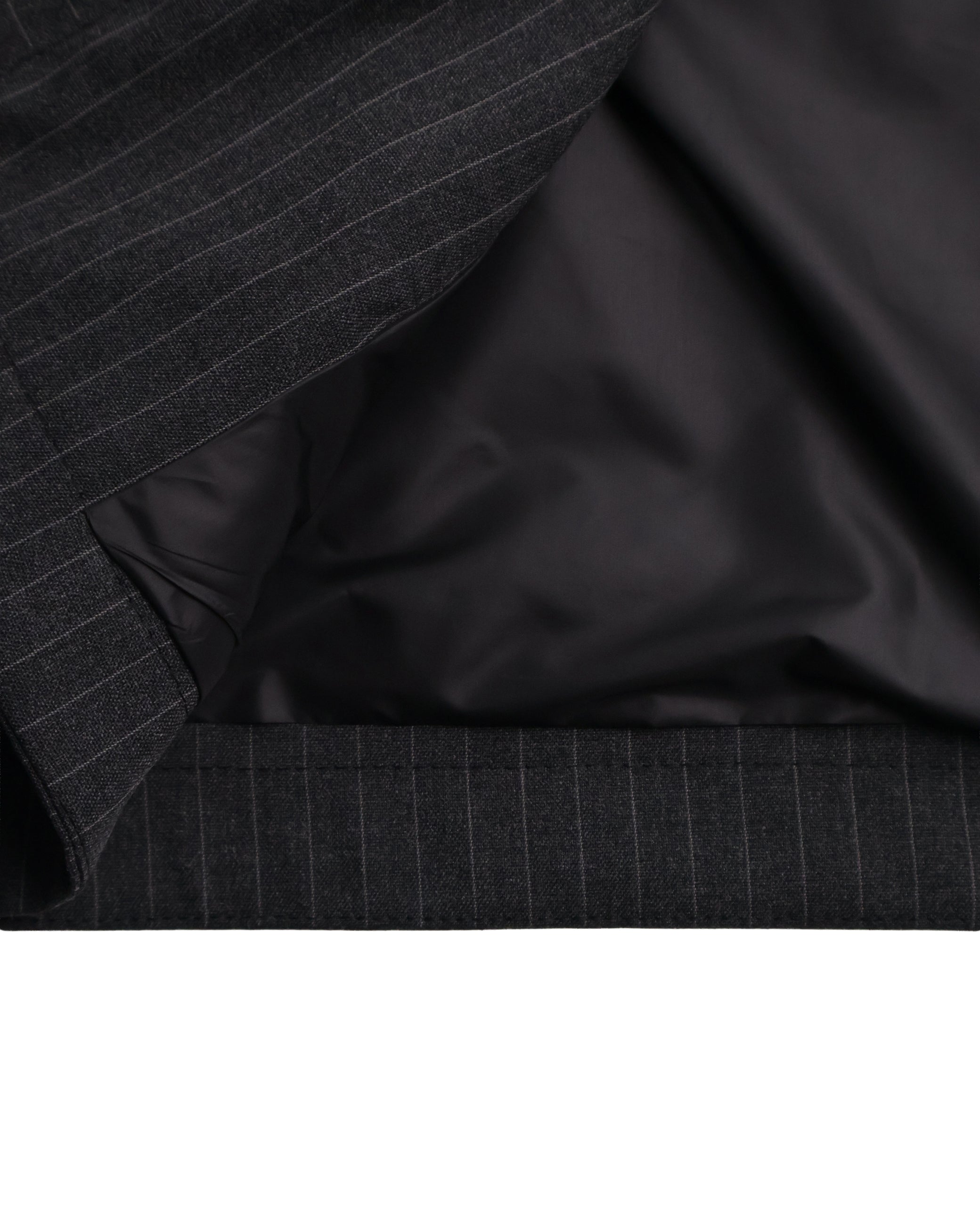 Striped Jacket - Deep Charcoal