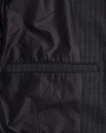 Striped Jacket - Deep Charcoal