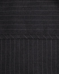 Striped Jacket - Deep Charcoal