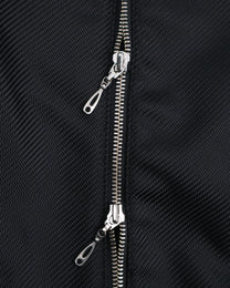 Technical Long Coat - Steel Black