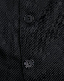 Technical Long Coat - Steel Black