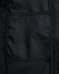 Technical Long Coat - Steel Black