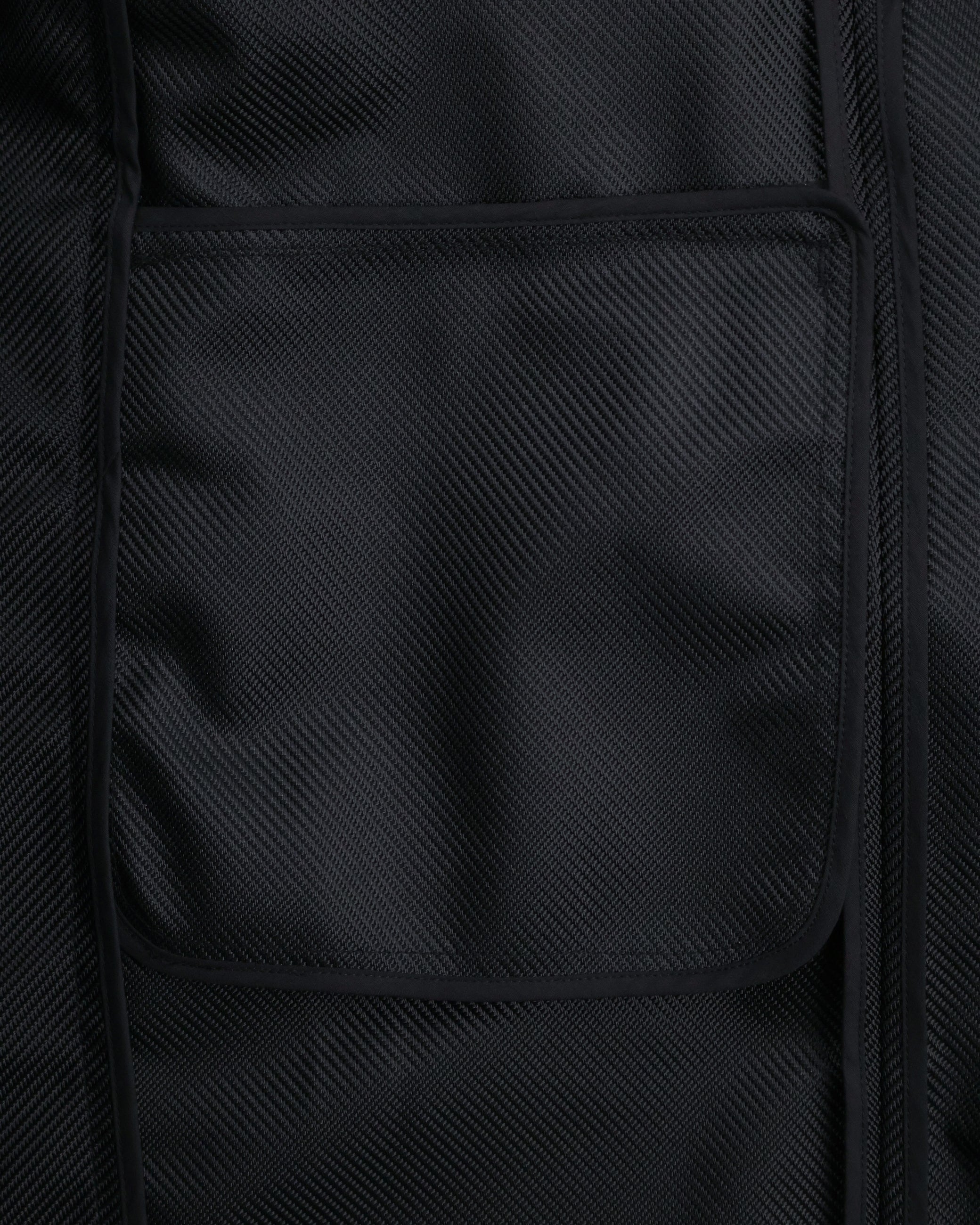 Technical Long Coat - Steel Black