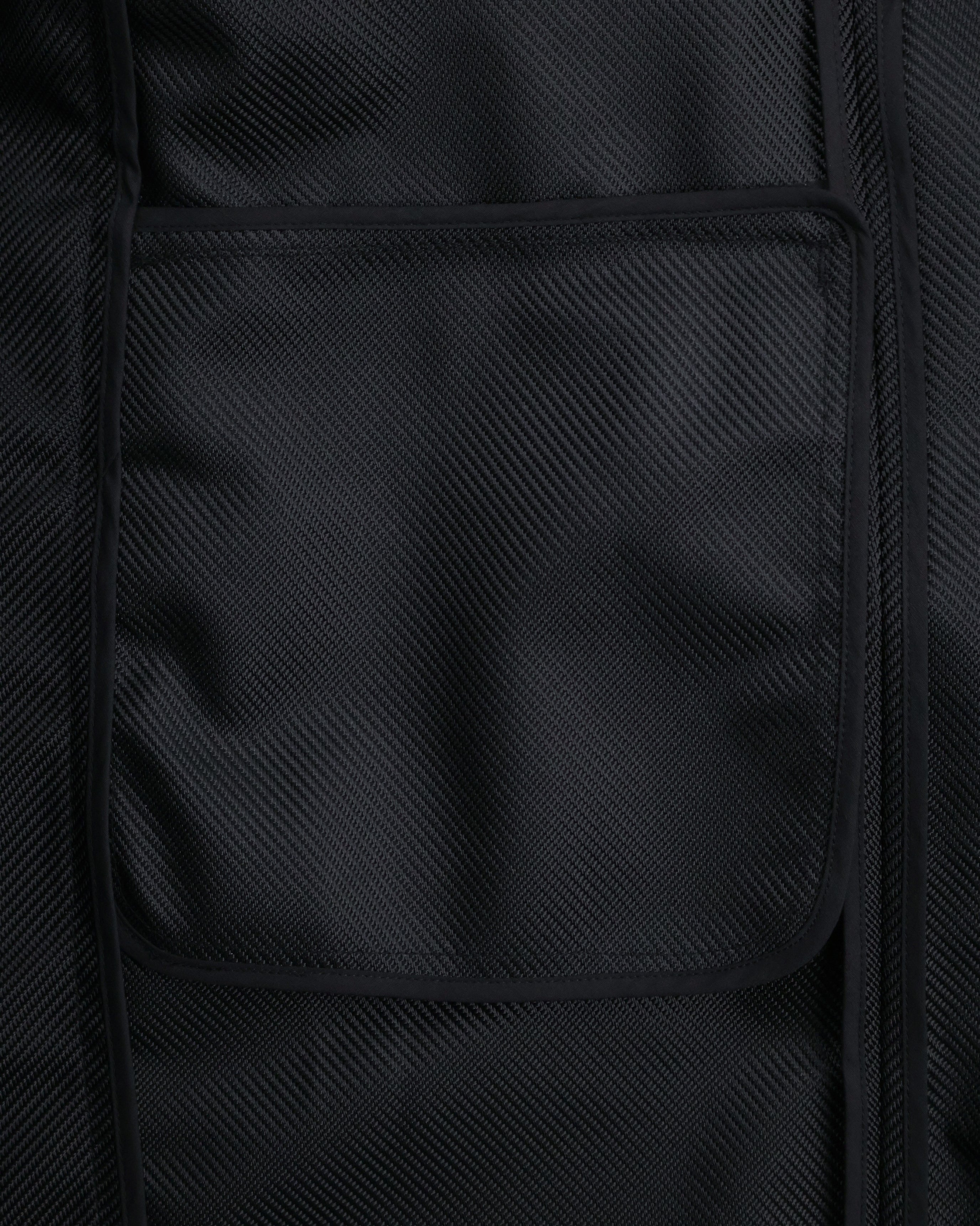 Technical Long Coat - Steel Black