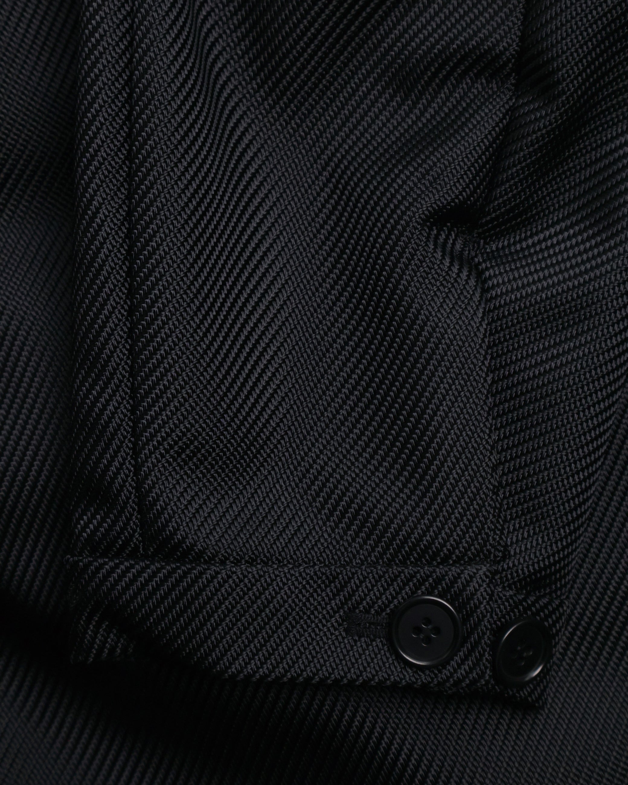 Technical Long Coat - Steel Black