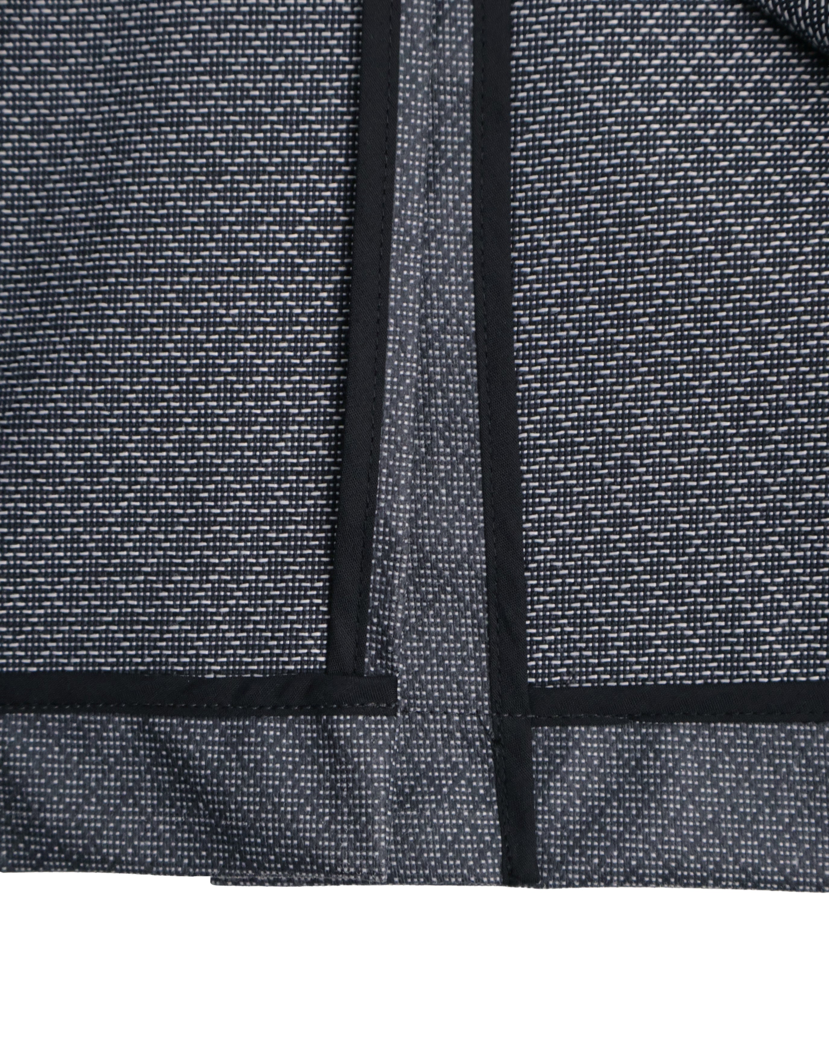 Technical Long Coat -Shadow Grid