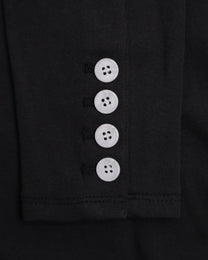 Button Cardigan - Black &amp; White