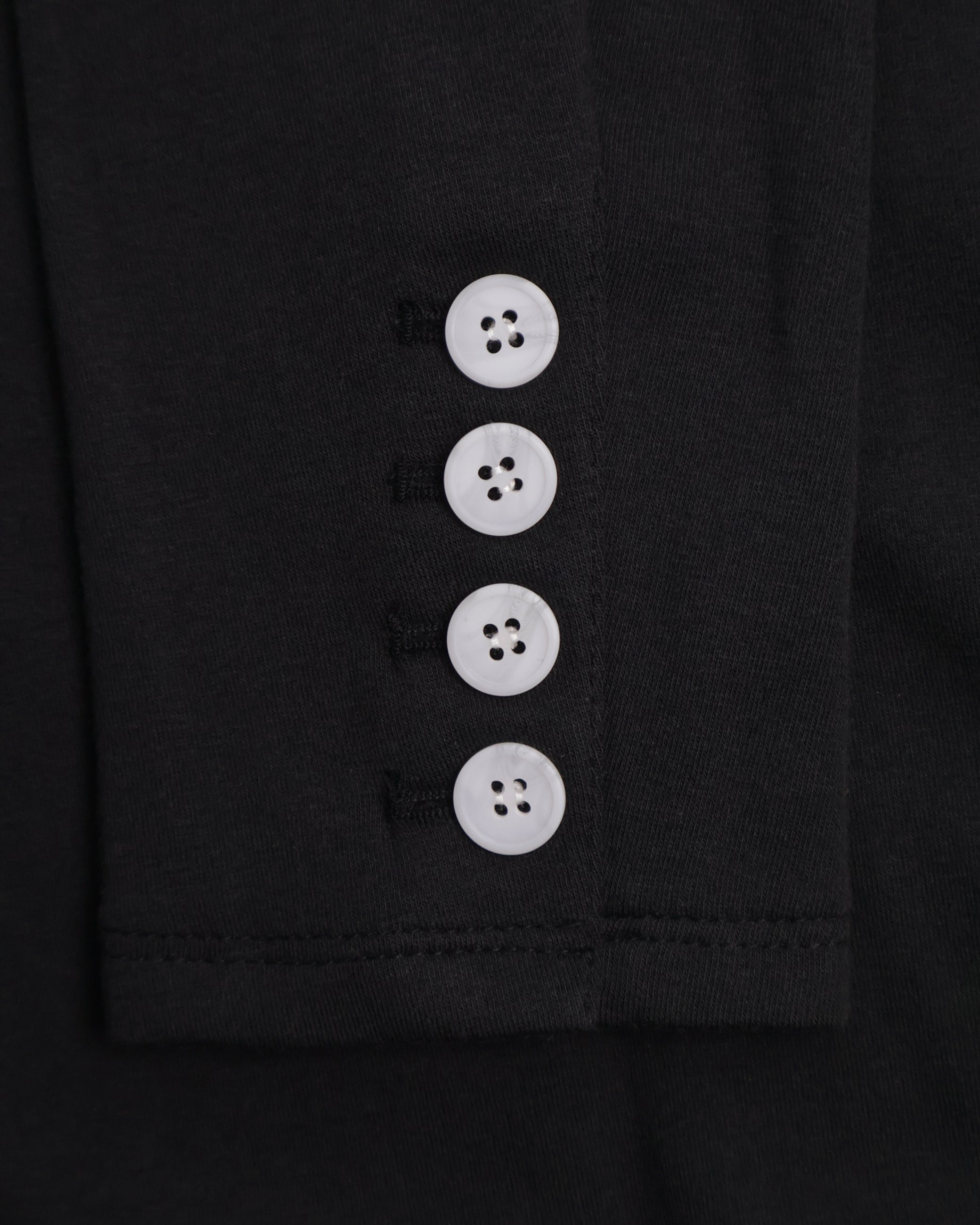 Button Cardigan - Black &amp; White