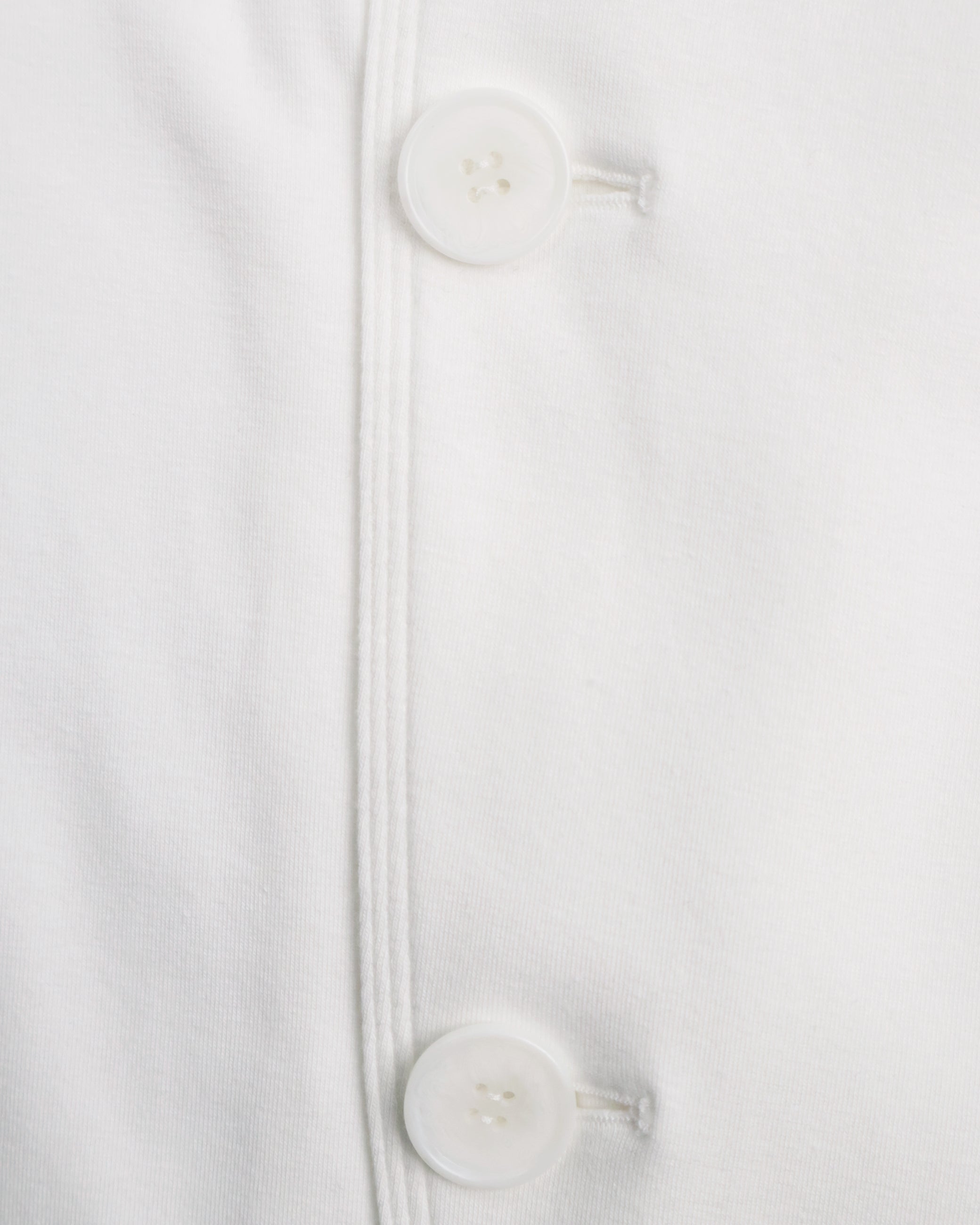 Button Cardigan - White