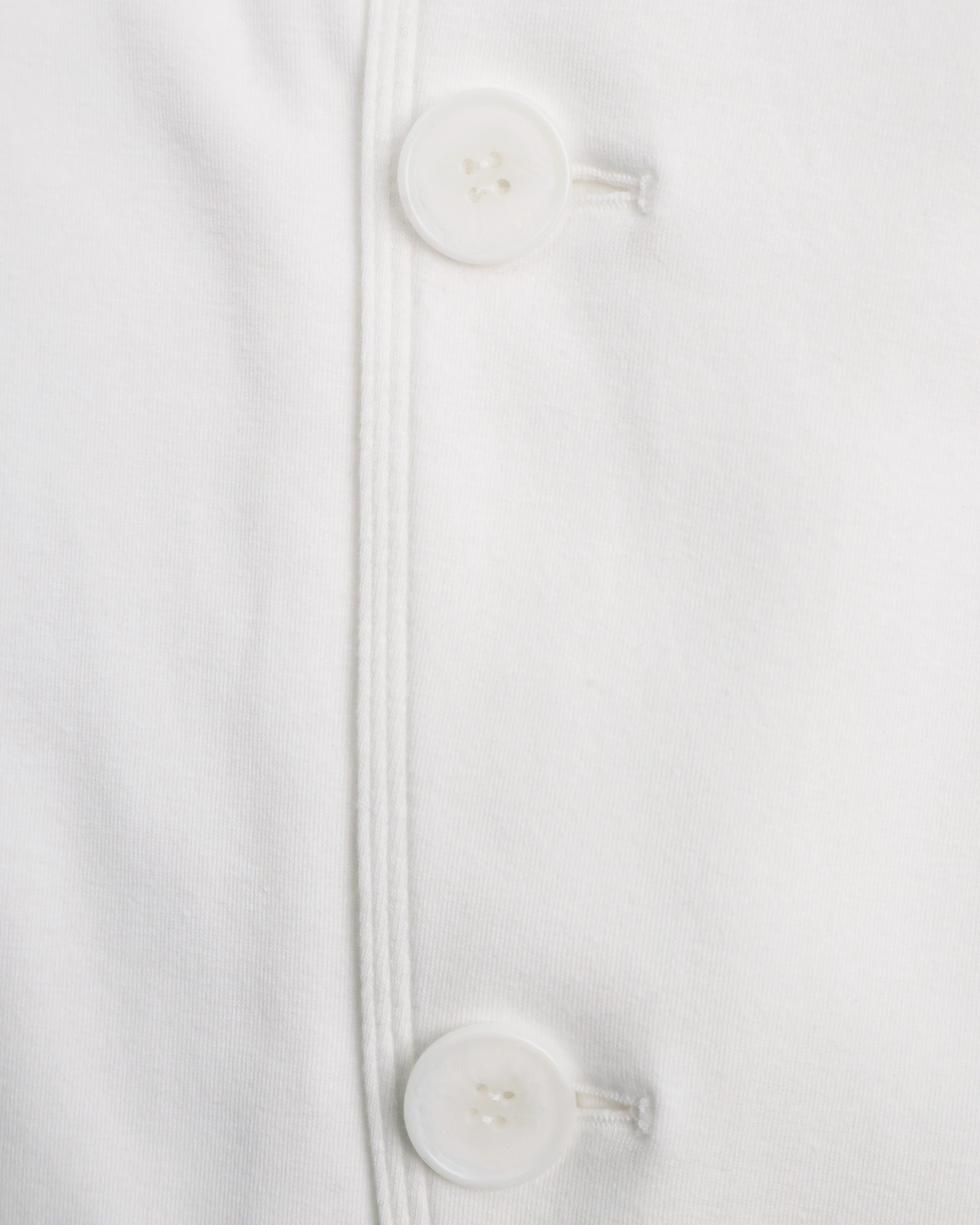 Button Cardigan - White