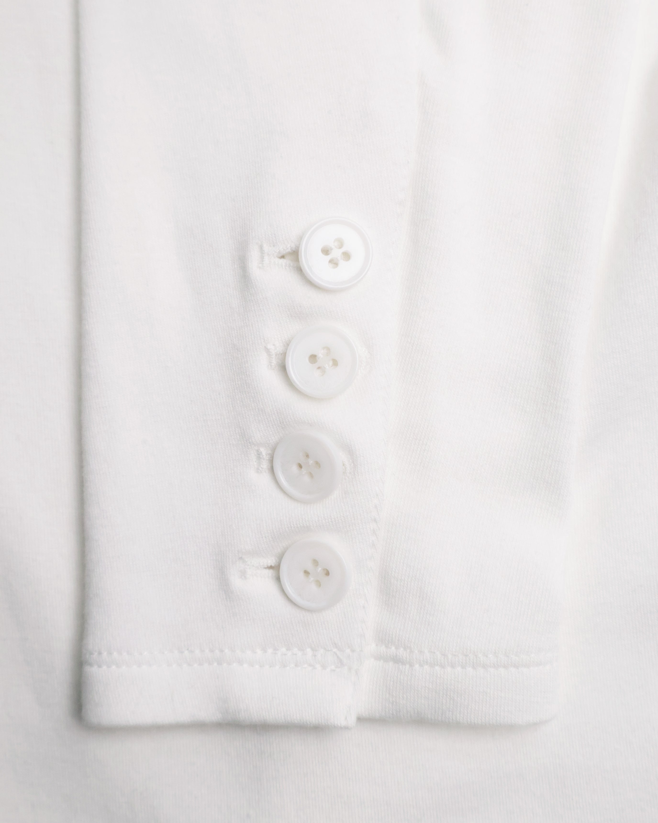 Button Cardigan - White