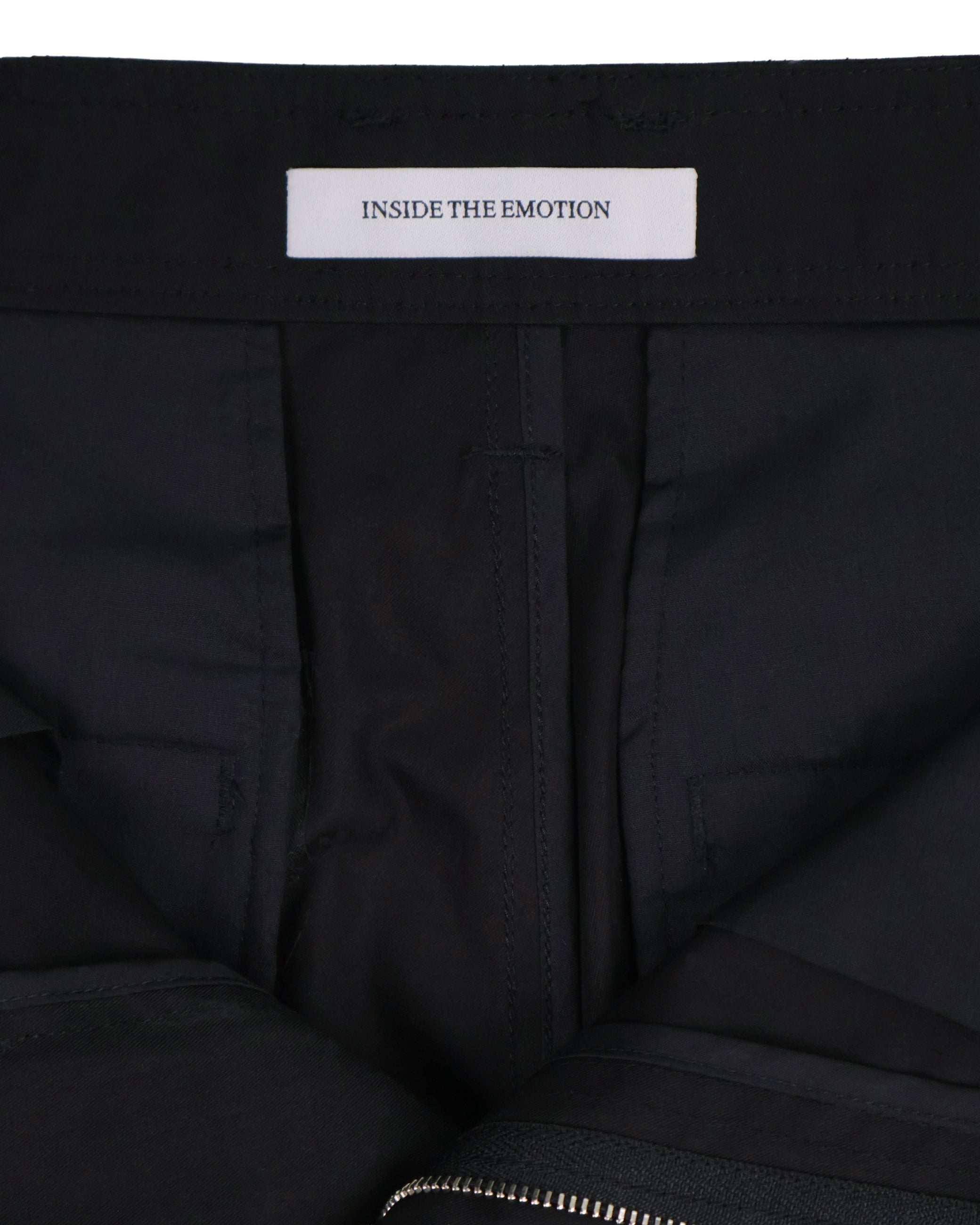 Leather Pocket Pants - Black