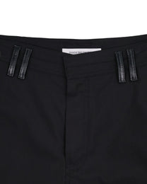 Leather Pocket Pants - Black