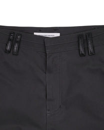 Leather Pocket Pants - Charcoal
