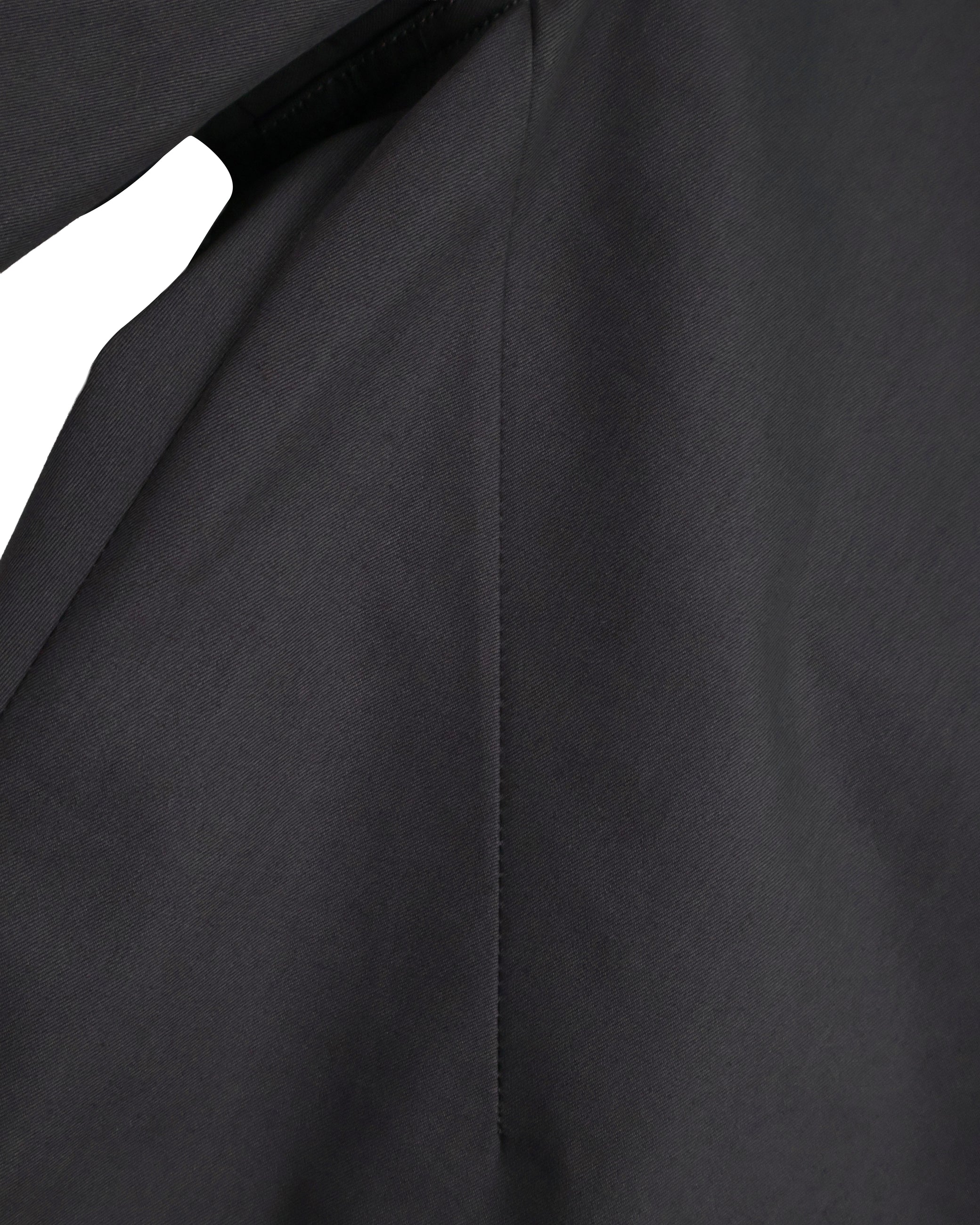 Leather Pocket Pants - Charcoal