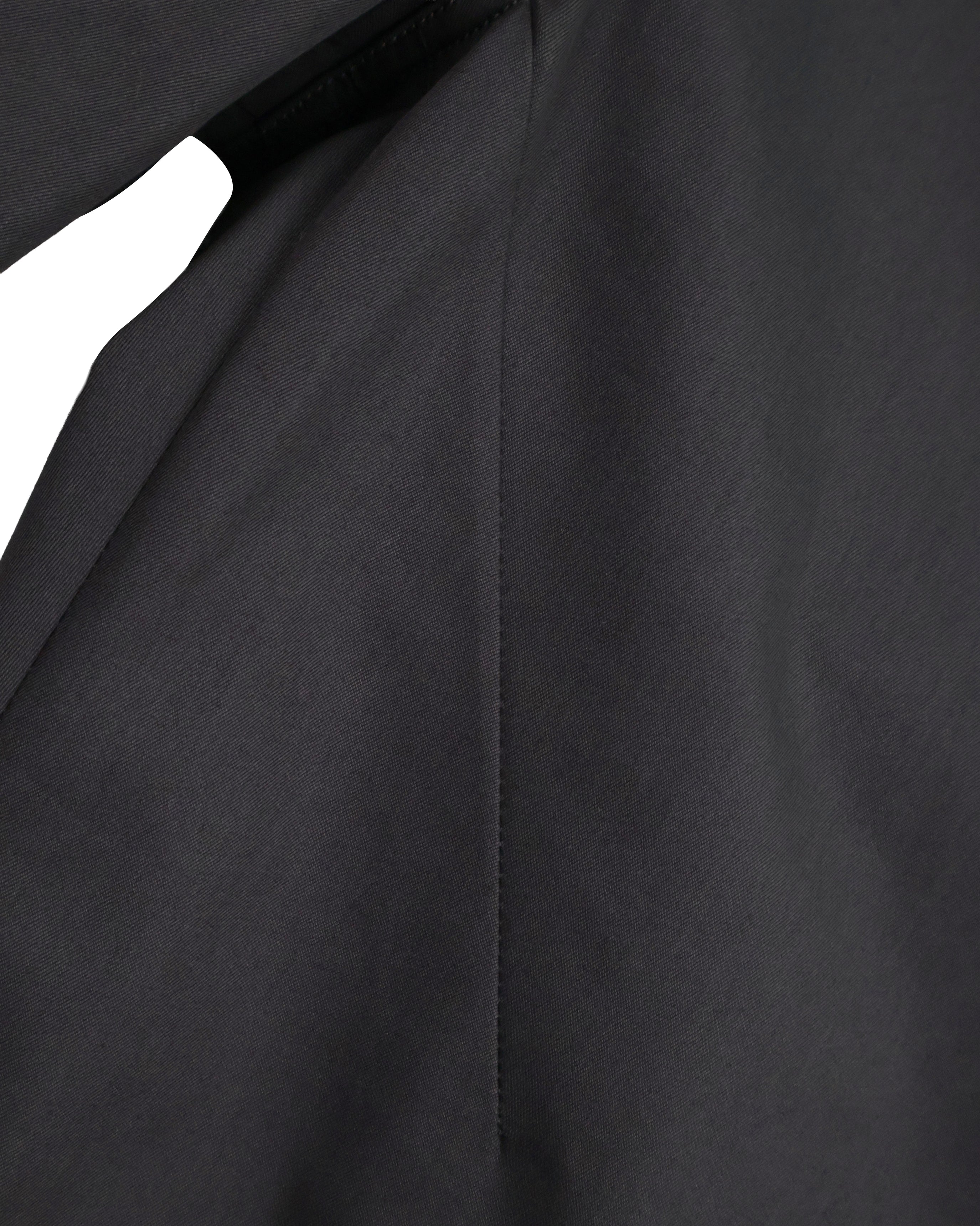 Leather Pocket Pants - Charcoal