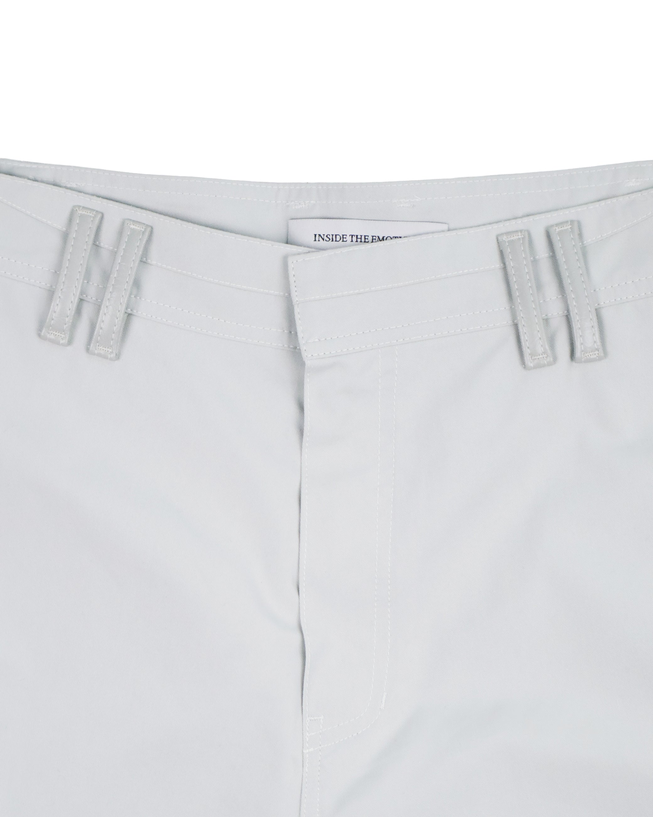 Leather Pocket Pants - Off White