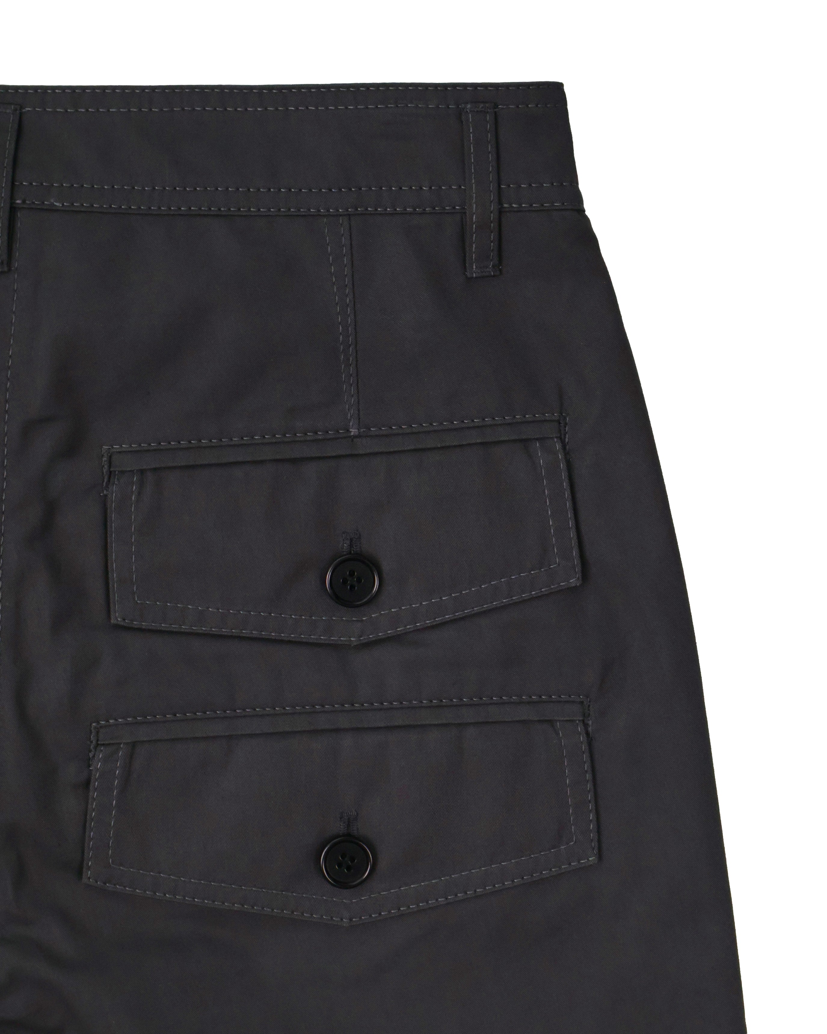 Back Pocket Pants - Charcoal