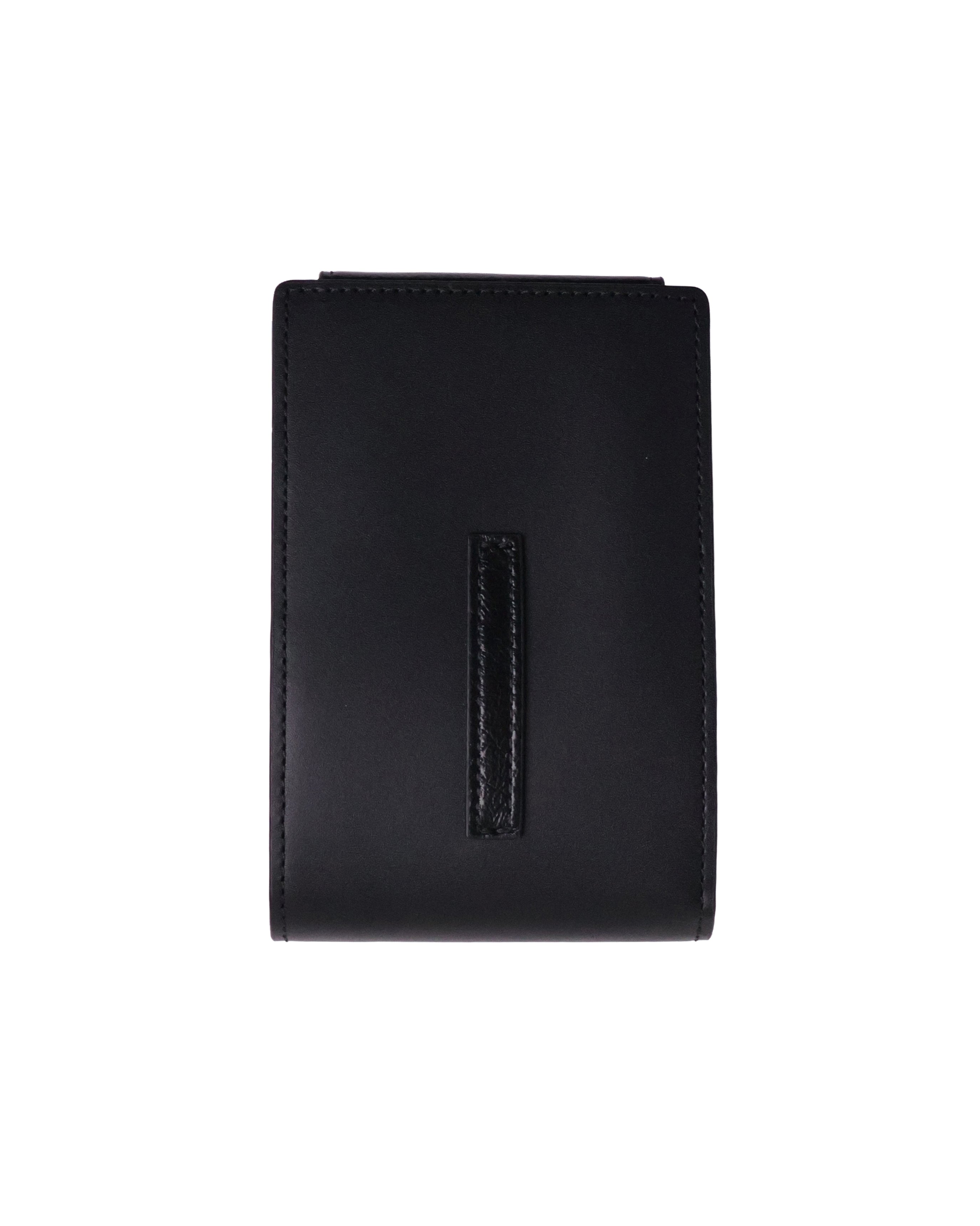 Leather Wallet - Black &amp; Black