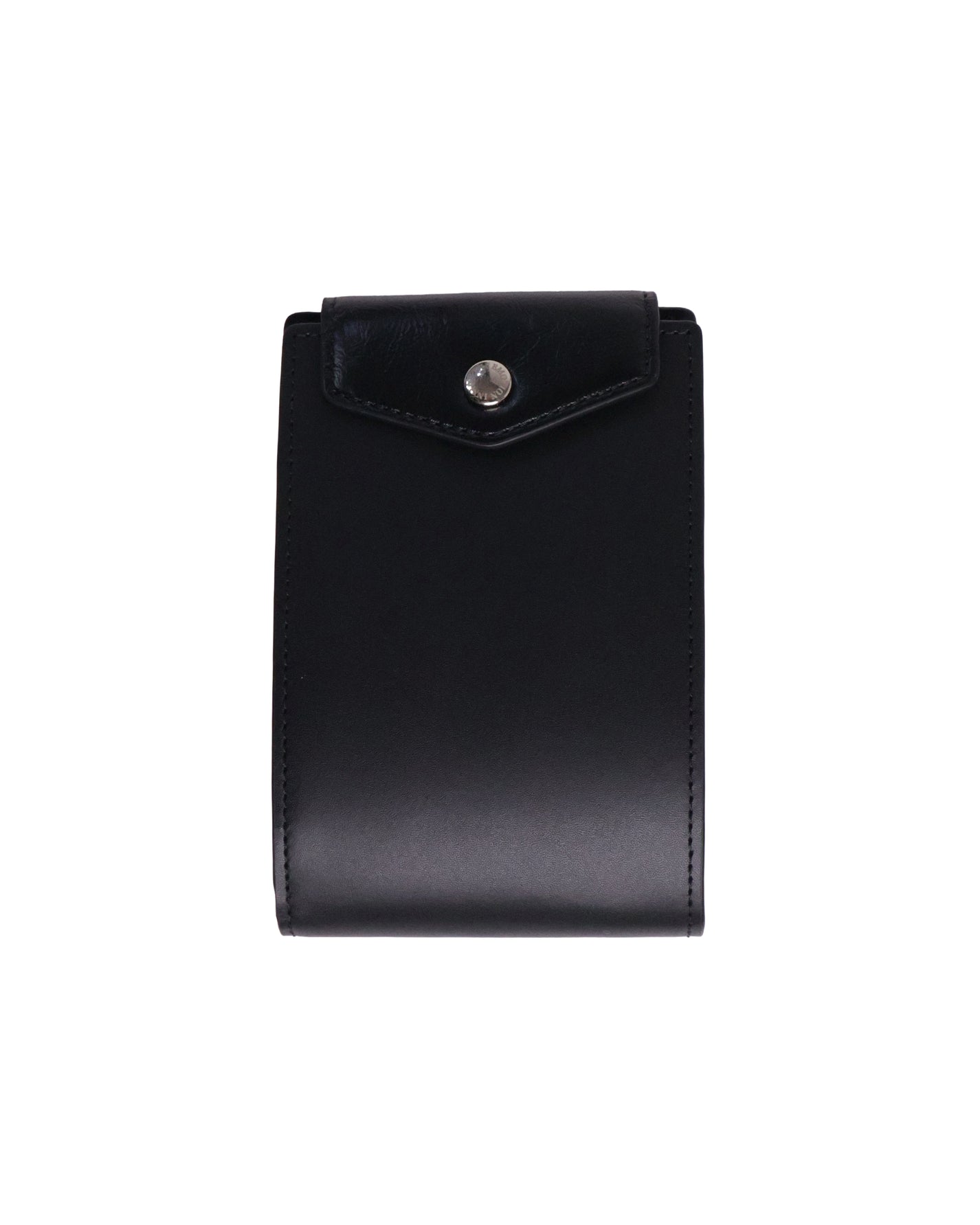 Leather Wallet - Black &amp; Black