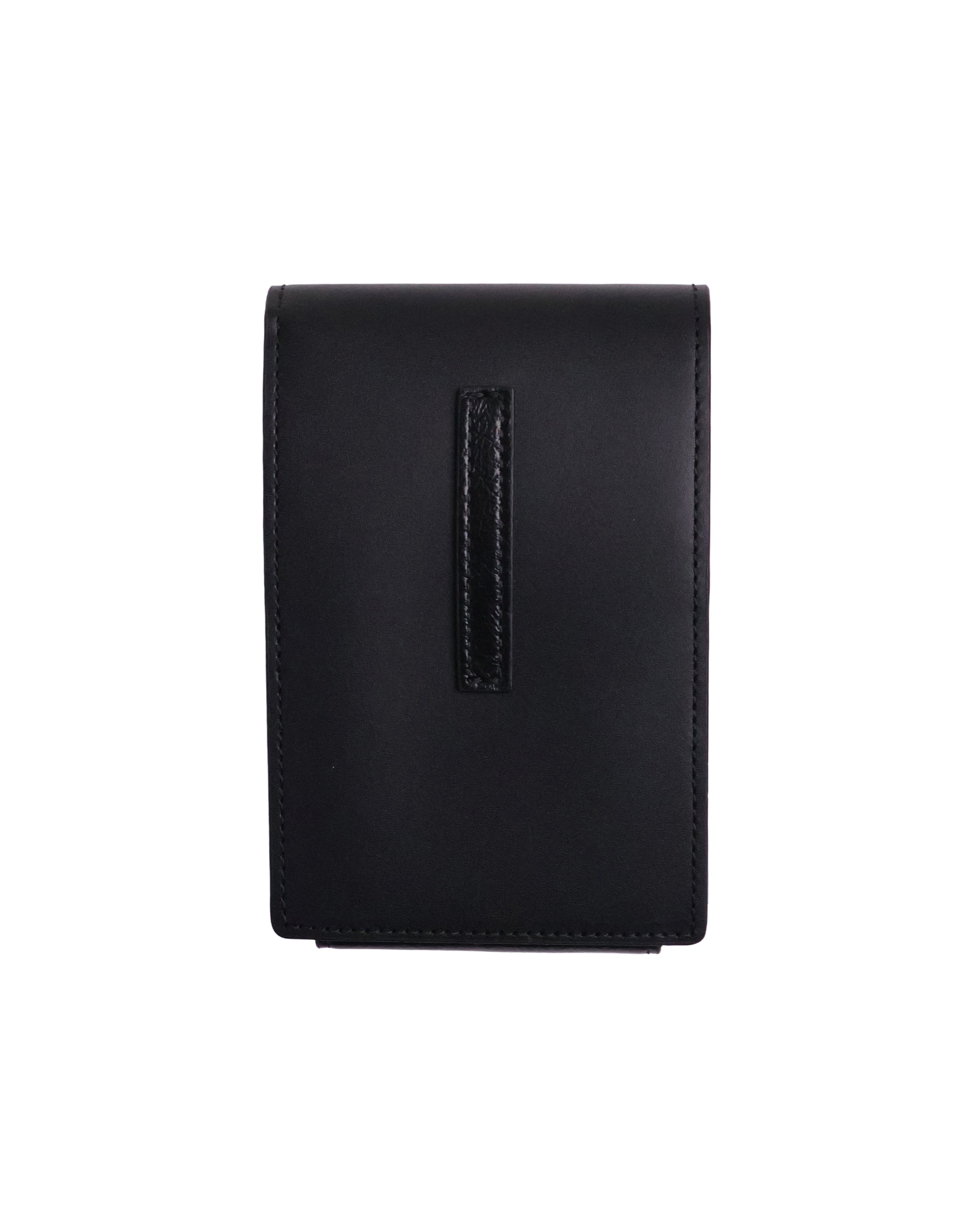 Leather Wallet - Black &amp; Black