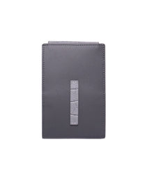 Leather Wallet - Grey &amp; Grey
