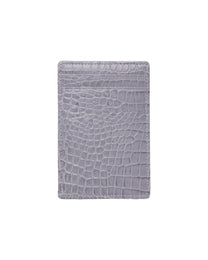 Leather Wallet - Grey &amp; Grey
